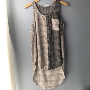 High to love button down top